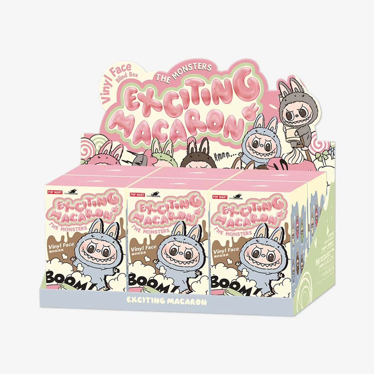 Pop Mart Labubu The Monsters Exciting Macaron Blind Box (Wholesale Price)