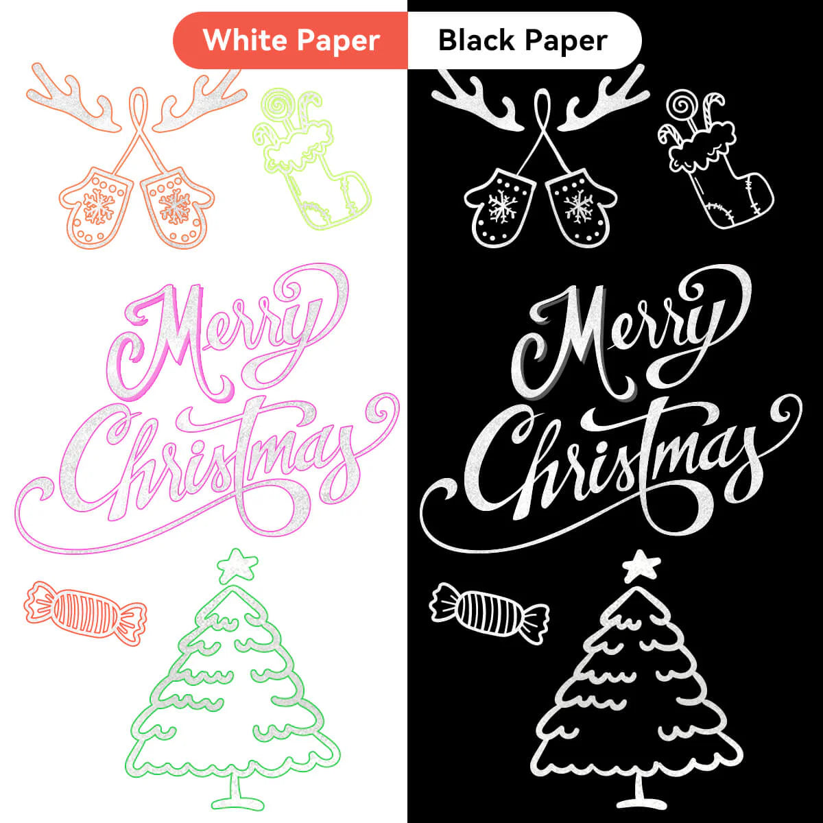 Outline marker Pack Of 12 (Buy 1 Get 1 Free)